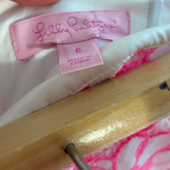 Y2K Era Lilly Pulitzer Vibrant Pink Floral Dress - Picture 6 of 6